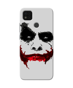 Joker dark knight red smile Poco C31 Back Cover