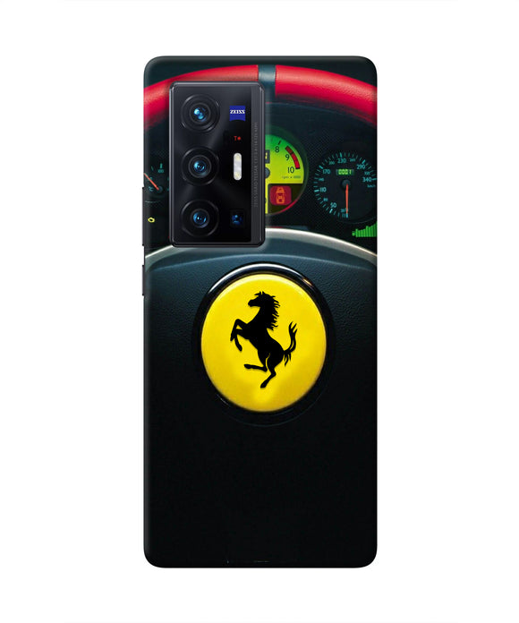 Ferrari Steeriing Wheel Vivo X70 Pro+ Real 4D Back Cover