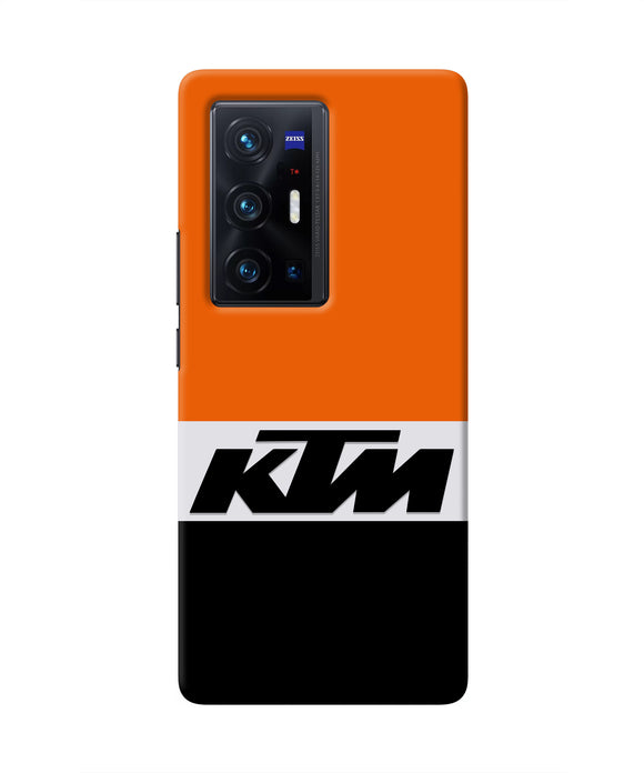 KTM Colorblock Vivo X70 Pro+ Real 4D Back Cover