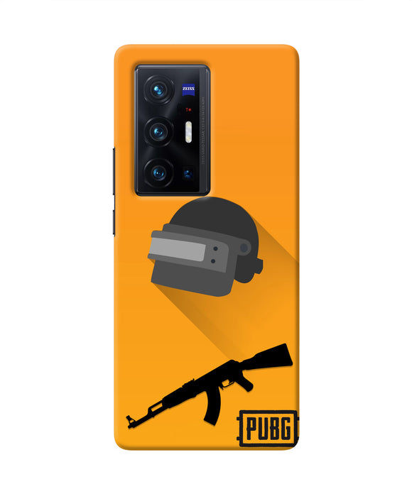 PUBG Helmet and Gun Vivo X70 Pro+ Real 4D Back Cover