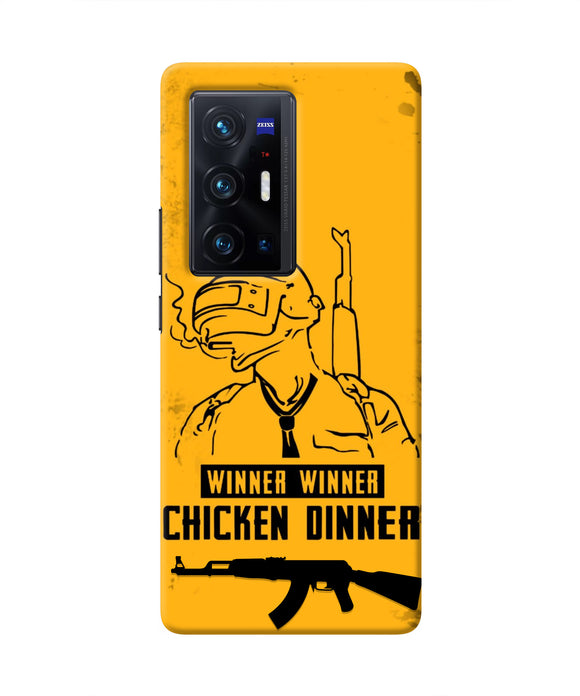 PUBG Chicken Dinner Vivo X70 Pro+ Real 4D Back Cover