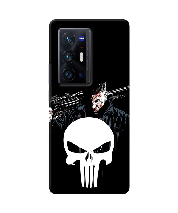 Punisher Character Vivo X70 Pro+ Real 4D Back Cover