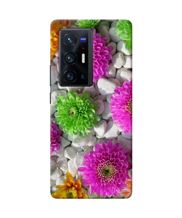 Natural flower stones Vivo X70 Pro Back Cover