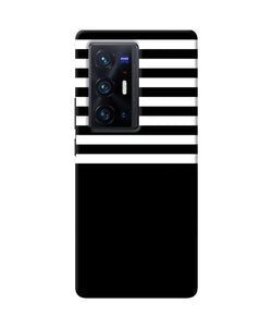 Black and white print Vivo X70 Pro Back Cover