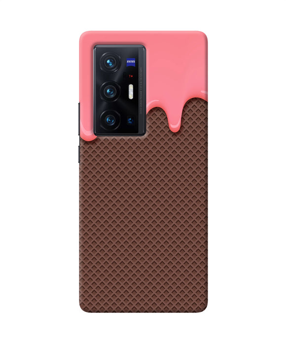 Waffle cream biscuit Vivo X70 Pro Back Cover