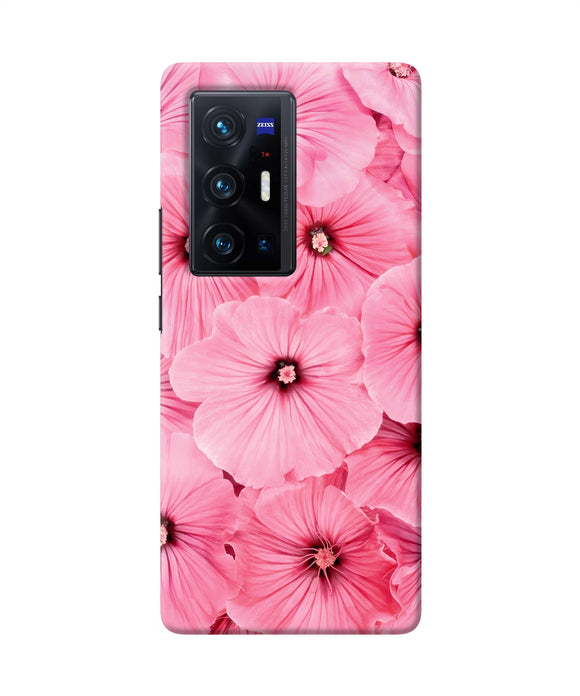 Pink flowers Vivo X70 Pro Back Cover
