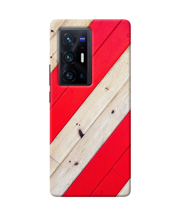 Abstract red brown wooden Vivo X70 Pro Back Cover