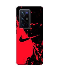 Nike red black poster Vivo X70 Pro Back Cover