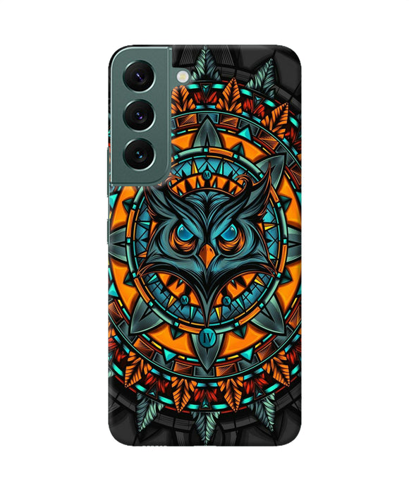 Angry Owl Art Samsung S22 Back Cover