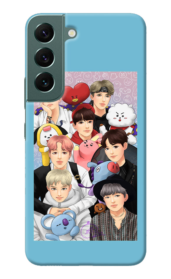 BTS with animals Samsung S22 Back Cover