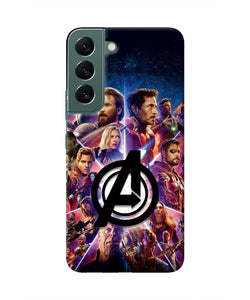 Avengers Superheroes Samsung S22 Real 4D Back Cover