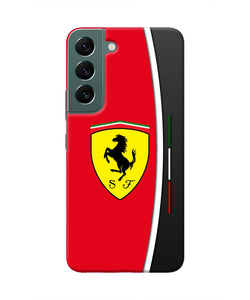 Ferrari Abstract Samsung S22 Real 4D Back Cover