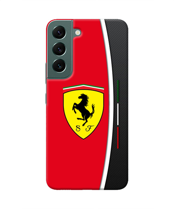 Ferrari Abstract Samsung S22 Real 4D Back Cover