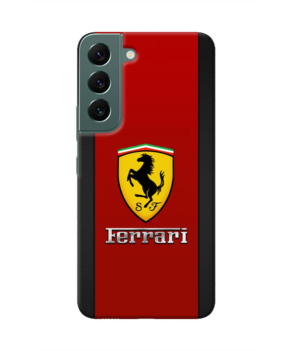 Ferrari Abstract Samsung S22 Real 4D Back Cover