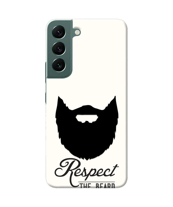 Respect the Beard Samsung S22 Real 4D Back Cover