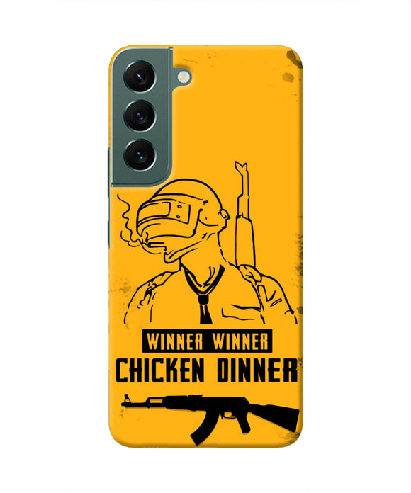 PUBG Chicken Dinner Samsung S22 Real 4D Back Cover