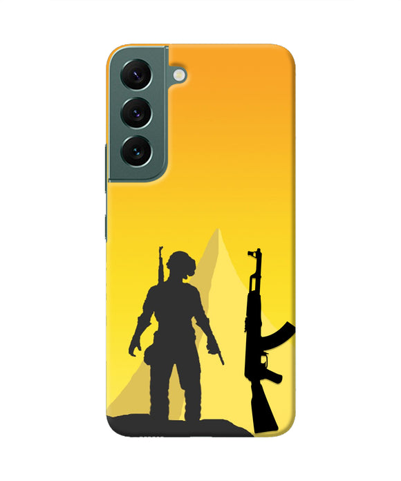 PUBG Silhouette Samsung S22 Real 4D Back Cover
