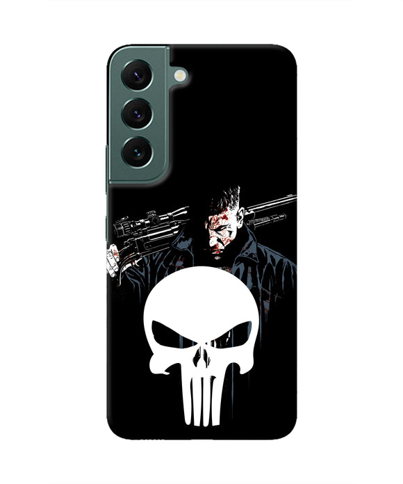 Punisher Character Samsung S22 Real 4D Back Cover