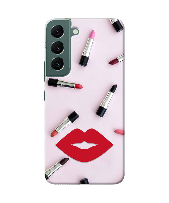 Lips Lipstick Shades Samsung S22 Real 4D Back Cover