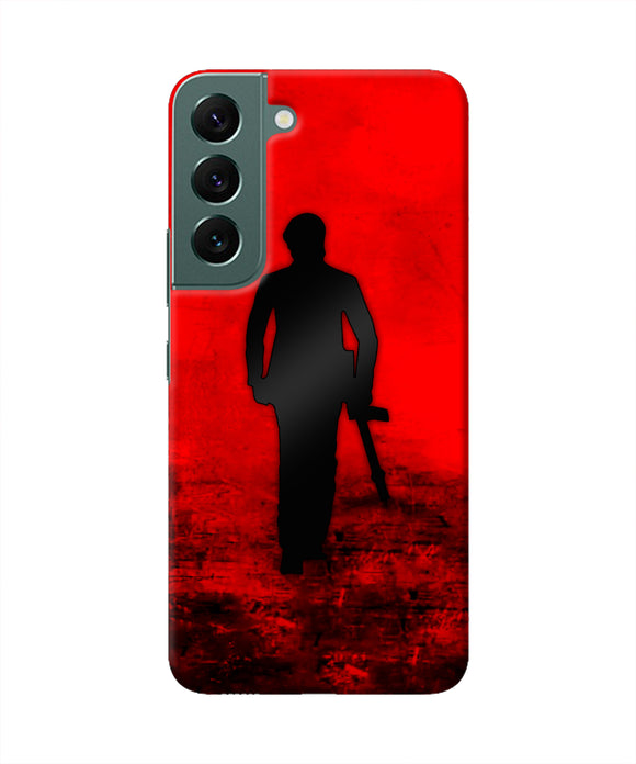 Rocky Bhai with Gun Samsung S22 Real 4D Back Cover