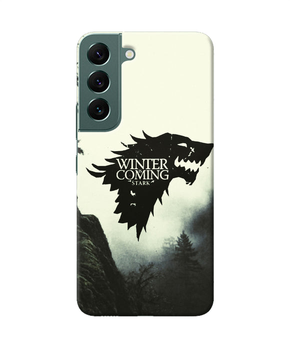 Winter coming stark Samsung S22 Back Cover