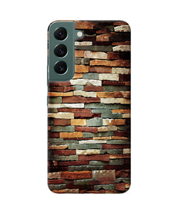 Bricks Pattern Samsung S22 Plus Back Cover