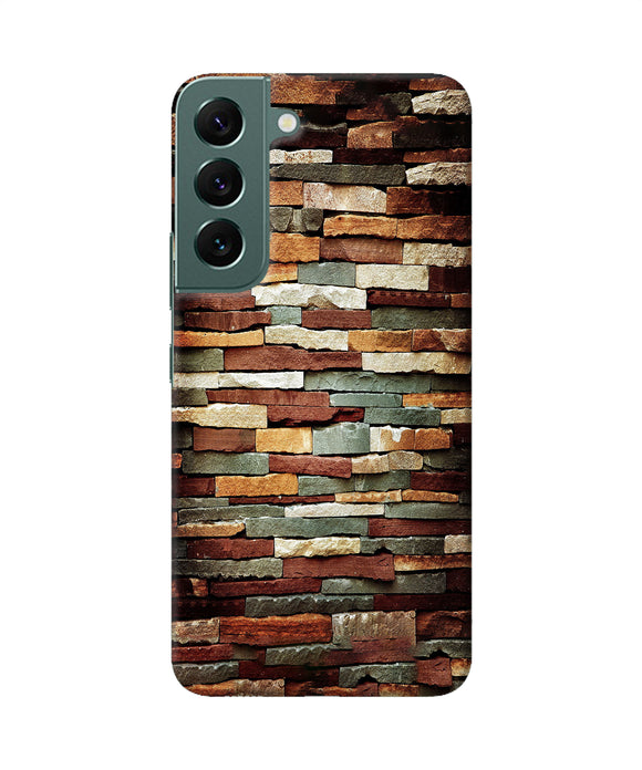 Bricks Pattern Samsung S22 Plus Back Cover