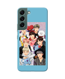 BTS with animals Samsung S22 Plus Back Cover