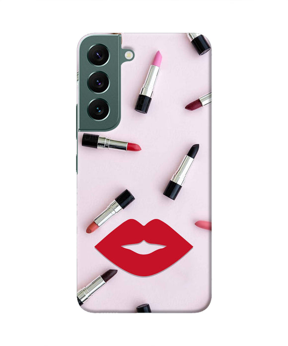 Lips Lipstick Shades Samsung S22 Plus Real 4D Back Cover