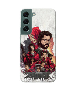 Money Heist Poster Samsung S22 Plus Back Cover