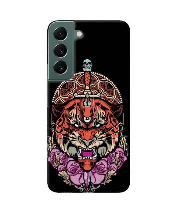 Abstract tiger Samsung S22 Plus Back Cover