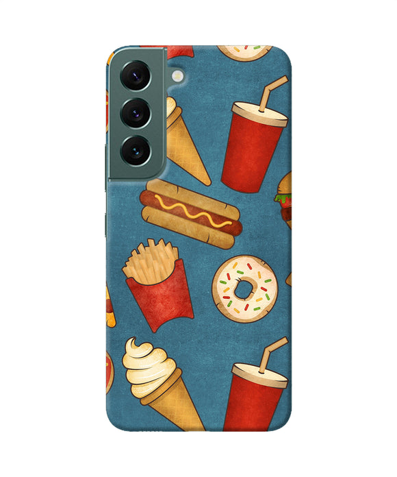 Abstract food print Samsung S22 Plus Back Cover