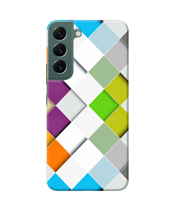 Abstract color box Samsung S22 Plus Back Cover