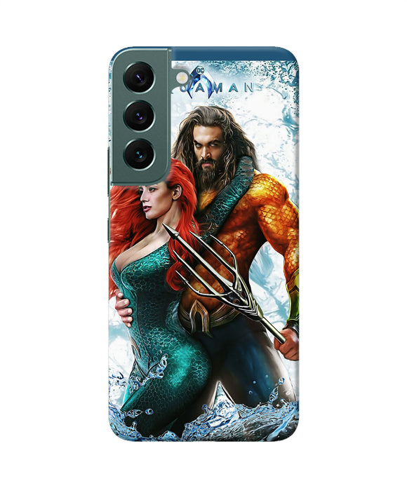 Aquaman couple water Samsung S22 Plus Back Cover