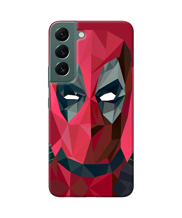 Abstract deadpool full mask Samsung S22 Plus Back Cover