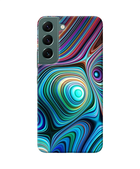 Abstract coloful waves Samsung S22 Plus Back Cover