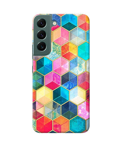 Abstract color box Samsung S22 Plus Back Cover