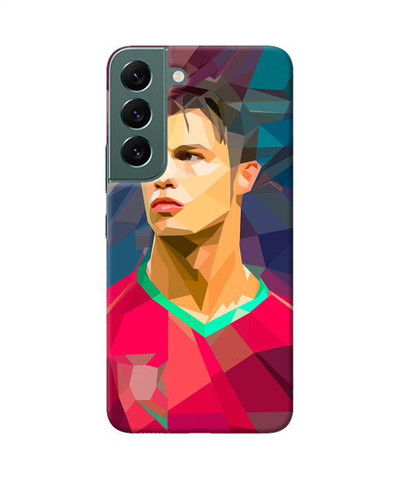 Abstract ronaldo Samsung S22 Plus Back Cover