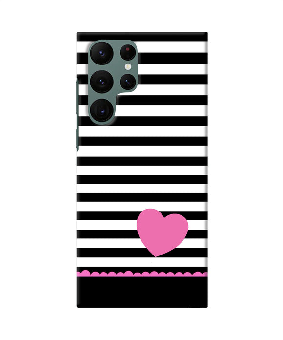 Abstract heart Samsung S22 Ultra Back Cover