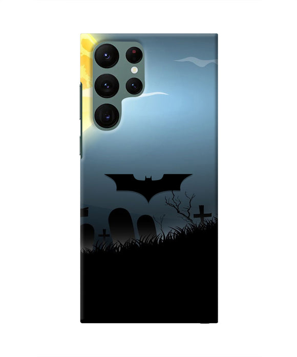 Batman Scary cemetry Samsung S22 Ultra Real 4D Back Cover