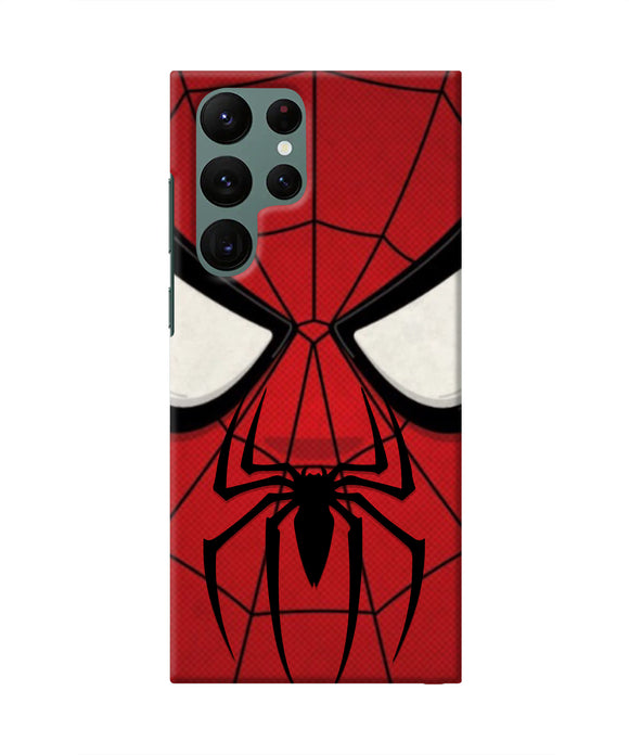 Spiderman Face Samsung S22 Ultra Real 4D Back Cover