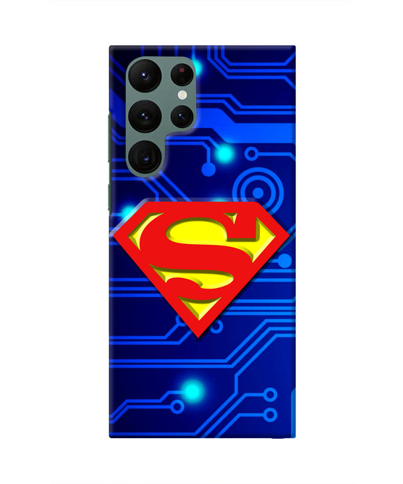 Superman Abstract Samsung S22 Ultra Real 4D Back Cover