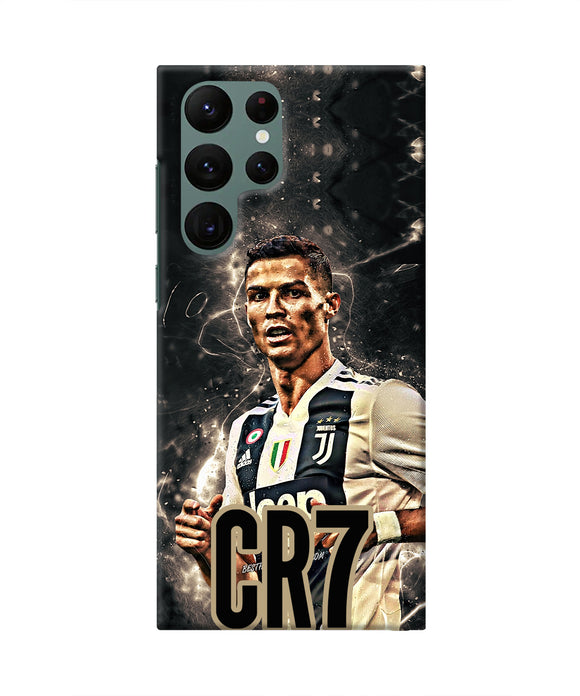CR7 Dark Samsung S22 Ultra Real 4D Back Cover