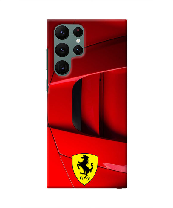 Ferrari Car Samsung S22 Ultra Real 4D Back Cover