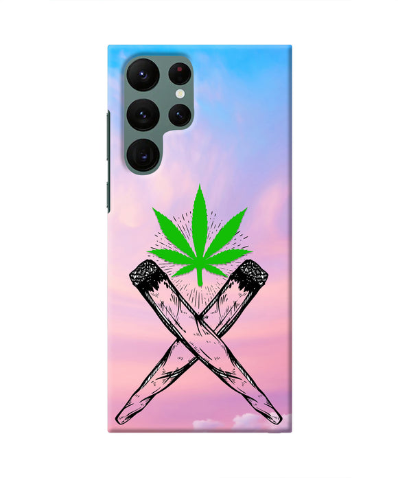 Weed Dreamy Samsung S22 Ultra Real 4D Back Cover