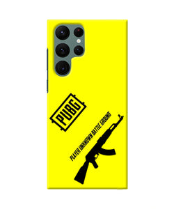 PUBG AKM Gun Samsung S22 Ultra Real 4D Back Cover