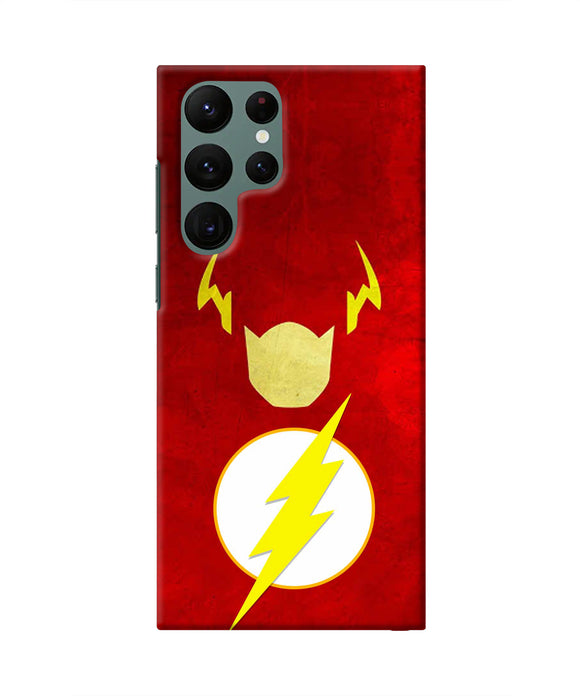 Flash Character Samsung S22 Ultra Real 4D Back Cover