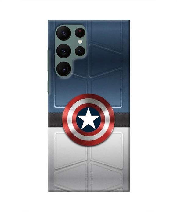 Captain America Suit Samsung S22 Ultra Real 4D Back Cover