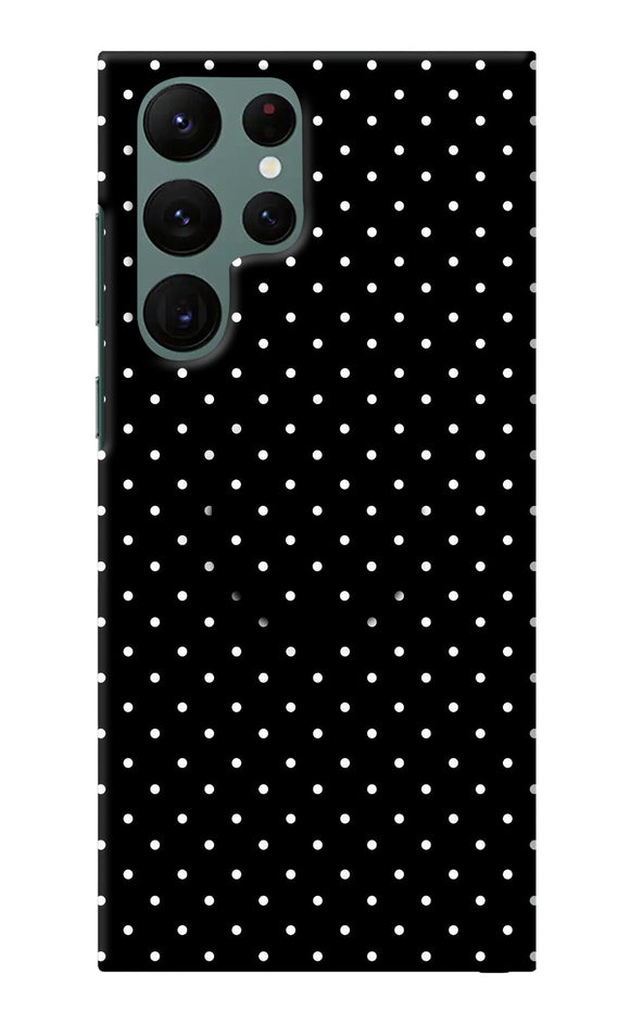 White Dots Samsung S22 Ultra Pop Case