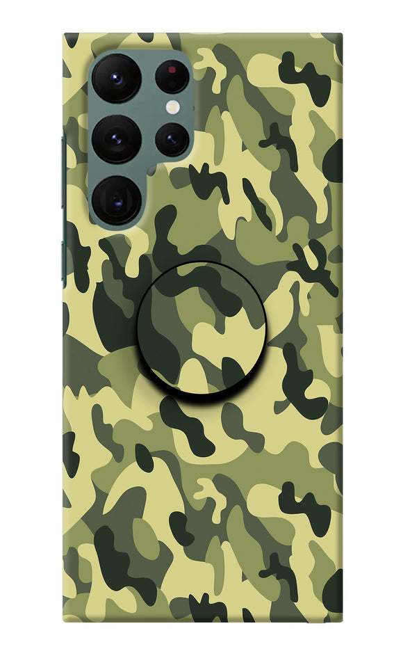 Camouflage Samsung S22 Ultra Pop Case